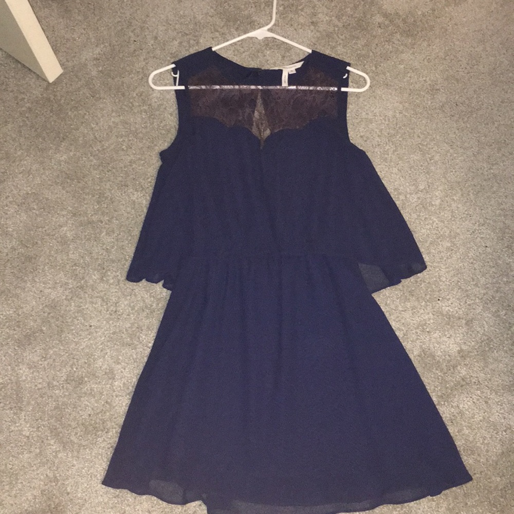 BCBG navy blue dress
